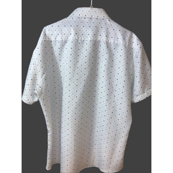 Classic White Polka Dot Button Down Shirt - Picture 2 of 5